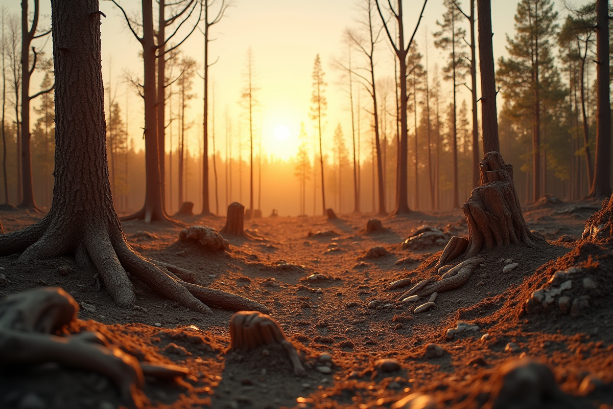 forêt changement